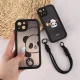 قاب کبریتی سولید آیفون iPhone 13 محافظ لنزدار با بند مچی