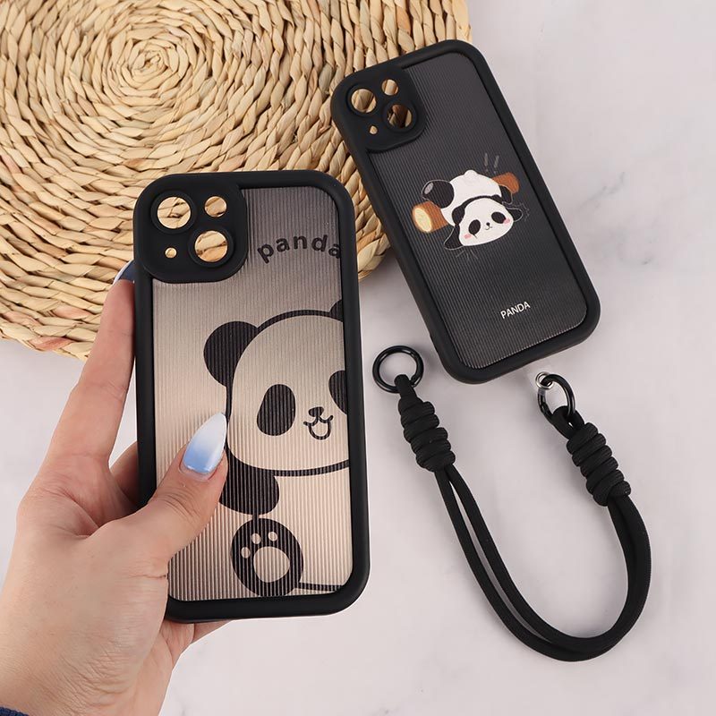 قاب کبریتی سولید آیفون iPhone 13 محافظ لنزدار با بند مچی