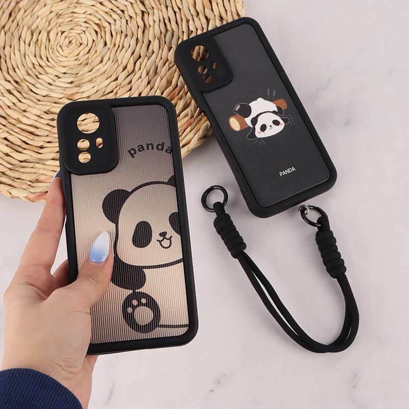 قاب کبریتی سولید شیائومی Redmi Note 12S محافظ لنزدار با بند مچی