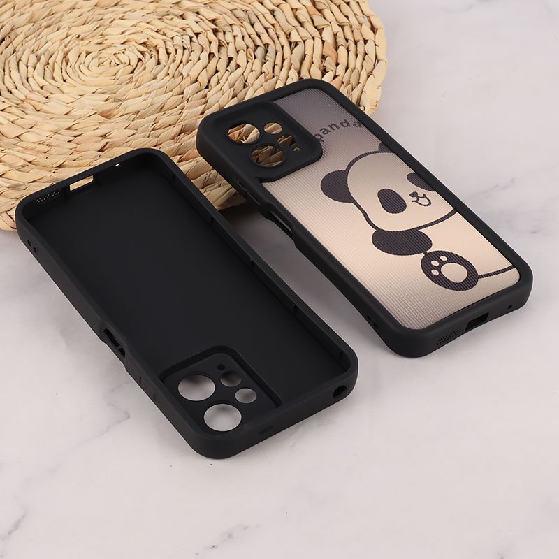 قاب کبریتی سولید شیائومی Redmi Note 12 4G محافظ لنزدار با بند مچی