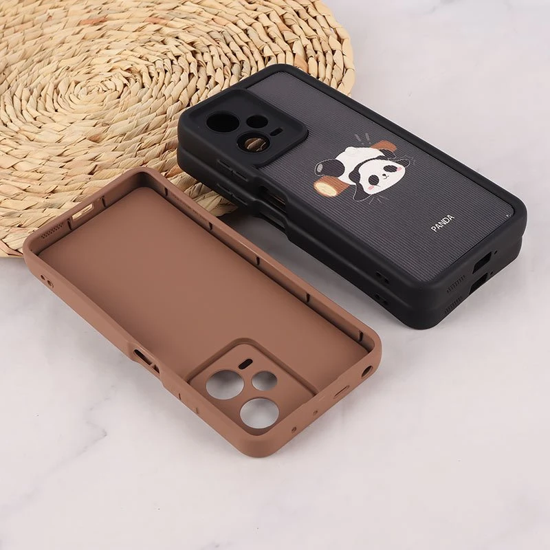 قاب کبریتی سولید شیائومی Redmi Note 12 Pro 5G محافظ لنزدار با بند مچی