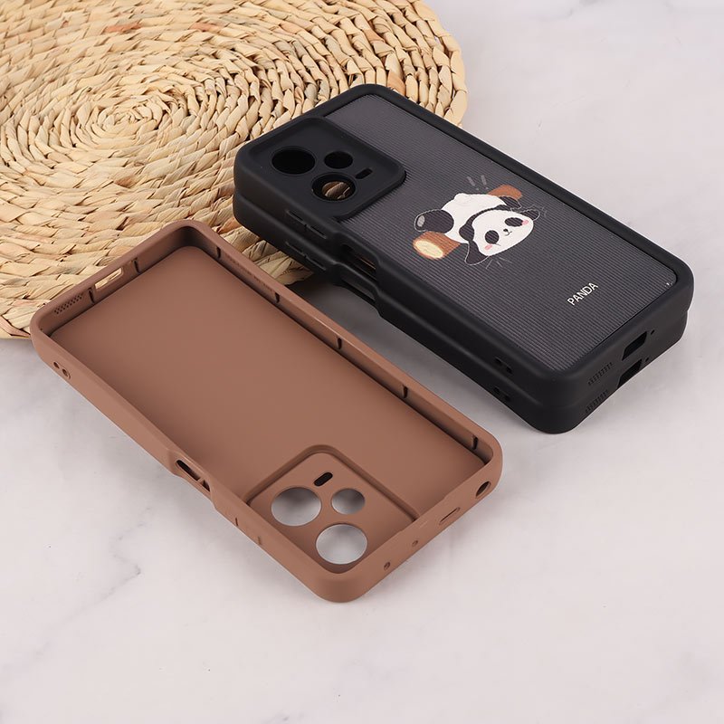 قاب کبریتی سولید شیائومی Redmi Note 12 Pro 5G محافظ لنزدار با بند مچی