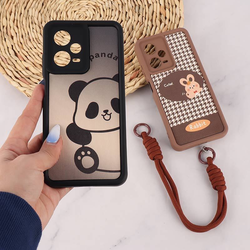 قاب کبریتی سولید شیائومی Redmi Note 12 Pro 5G محافظ لنزدار با بند مچی