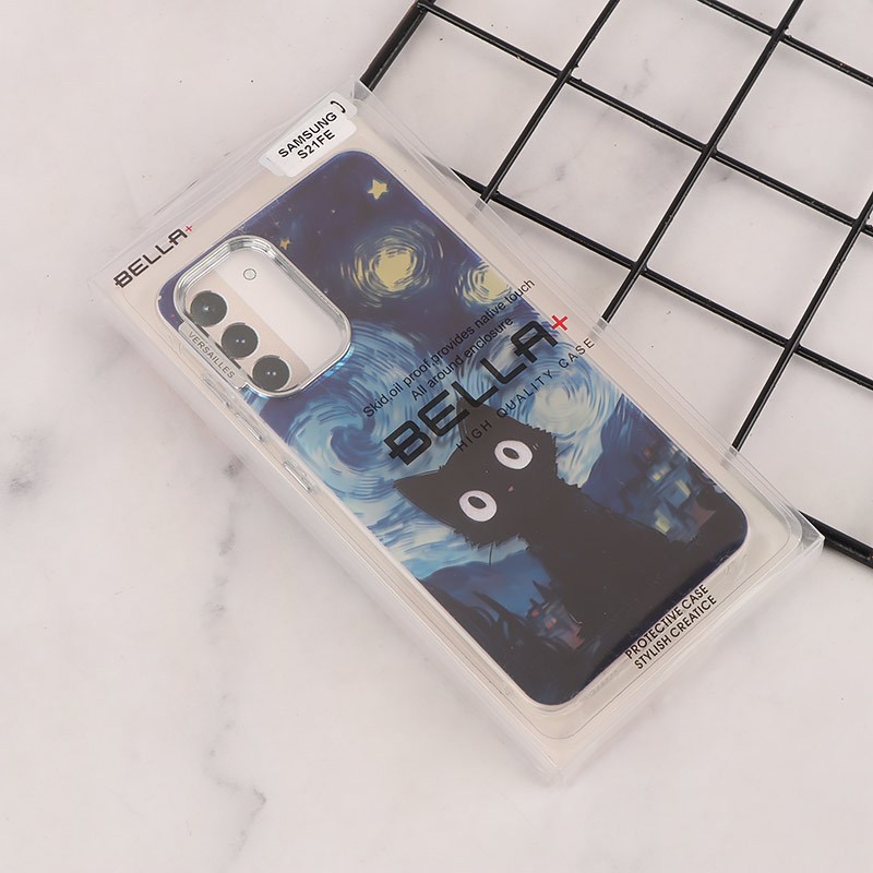 قاب موج دار Bella سامسونگ Galaxy S21 FE 5G طرح دار