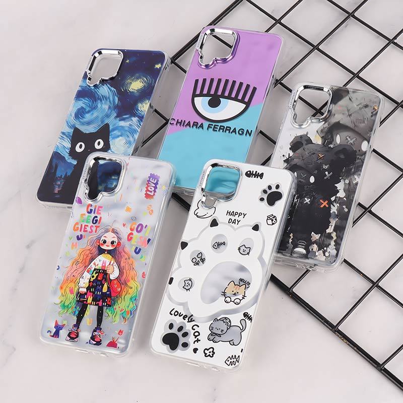 قاب موج دار Bella سامسونگ Galaxy A12 / M12 طرح دار