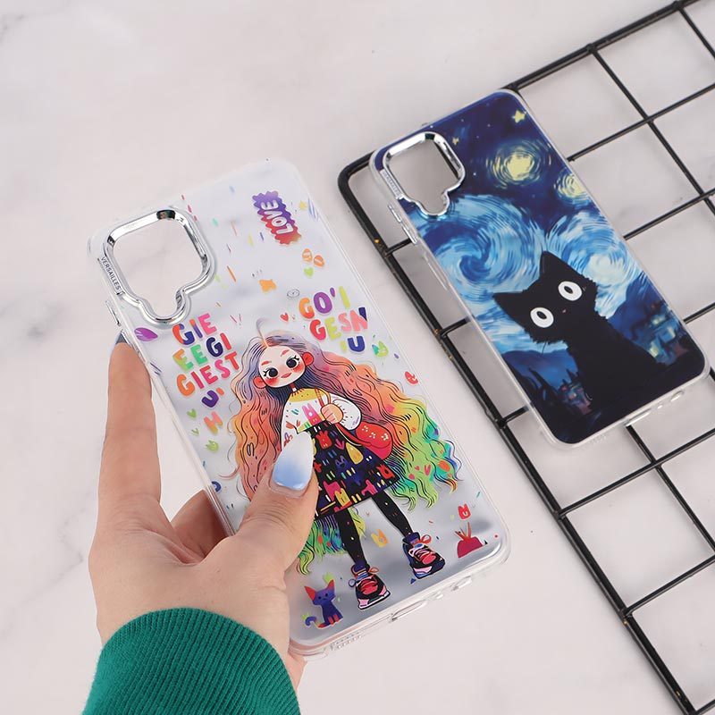 قاب موج دار Bella سامسونگ Galaxy A12 / M12 طرح دار