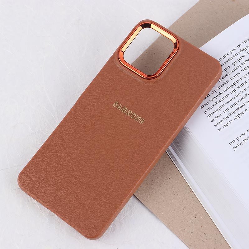 قاب ژله ای سامسونگ Galaxy A06 دور محافظ متال لوگودار