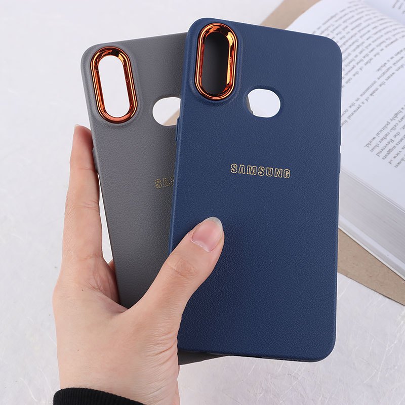 قاب ژله ای سامسونگ Galaxy A10s دور محافظ متال لوگودار