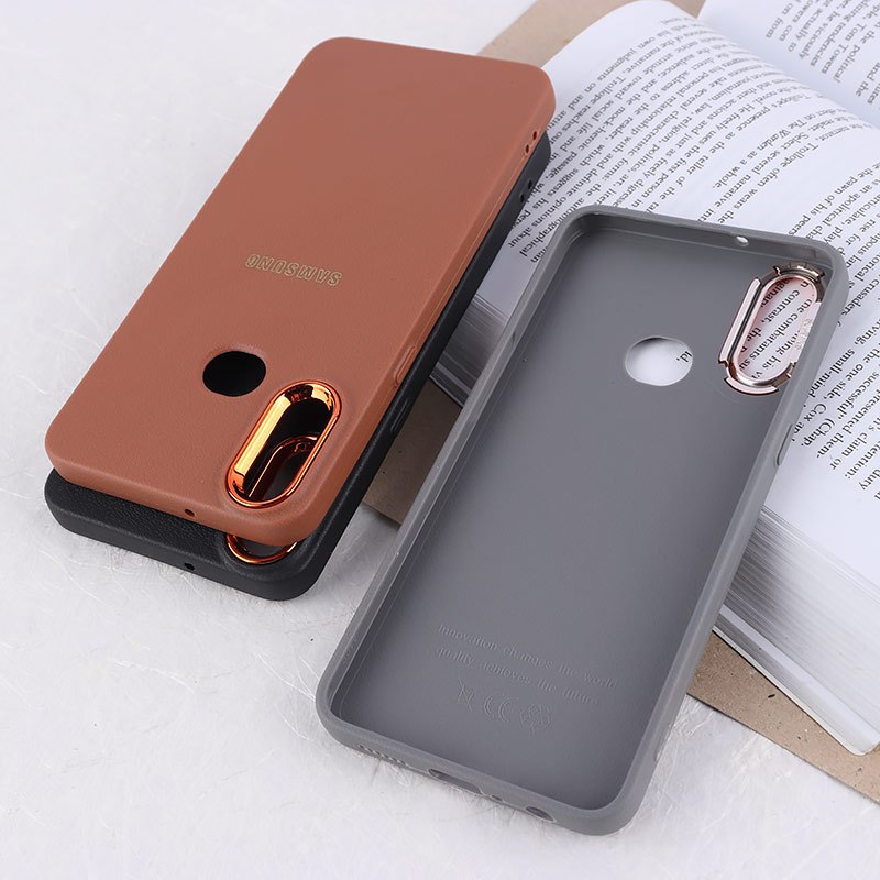 قاب ژله ای سامسونگ Galaxy A10s دور محافظ متال لوگودار
