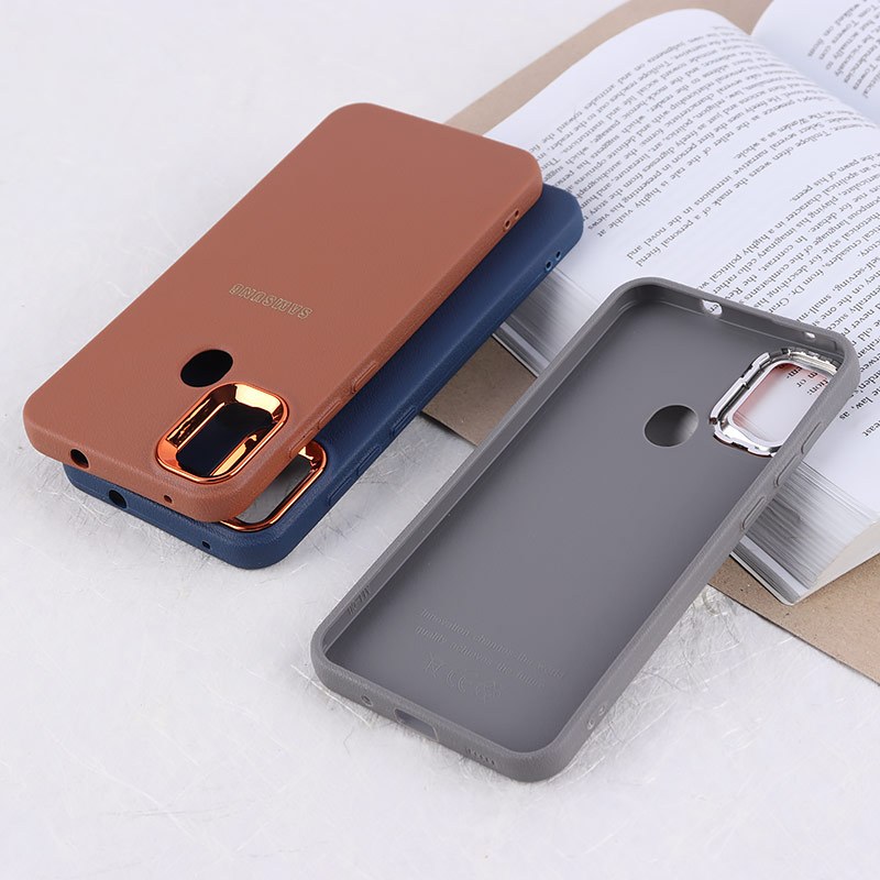 قاب ژله ای سامسونگ Galaxy A11 / M11 دور محافظ متال لوگودار