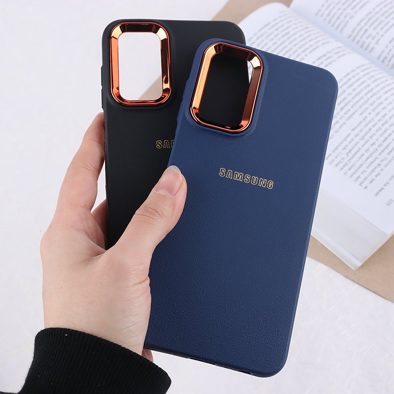 قاب ژله ای سامسونگ Galaxy A13 4G دور محافظ متال لوگودار