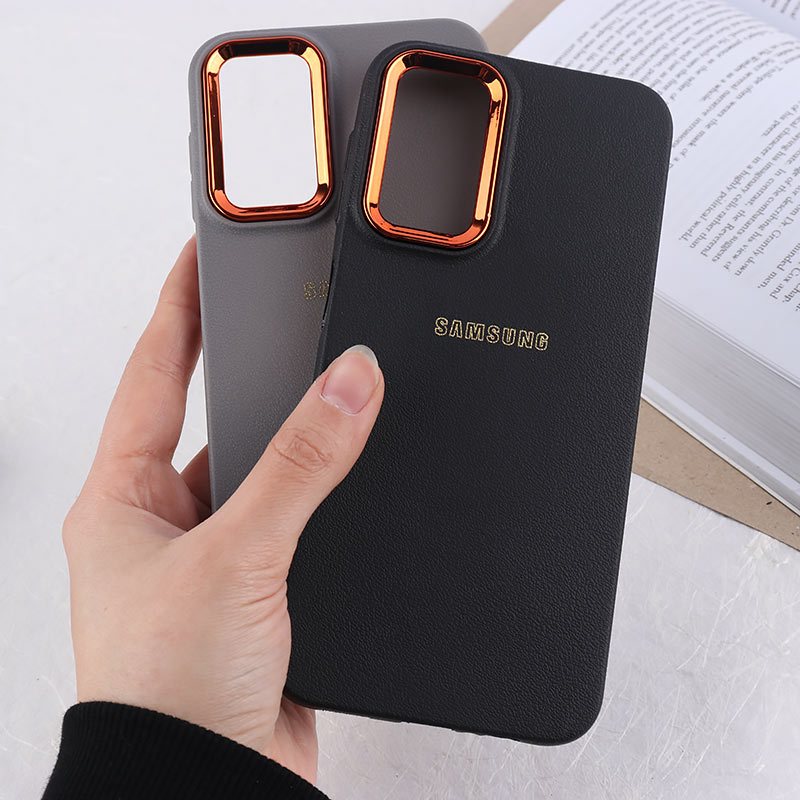 قاب ژله ای سامسونگ Galaxy A14 4G / A14 5G دور محافظ متال لوگودار