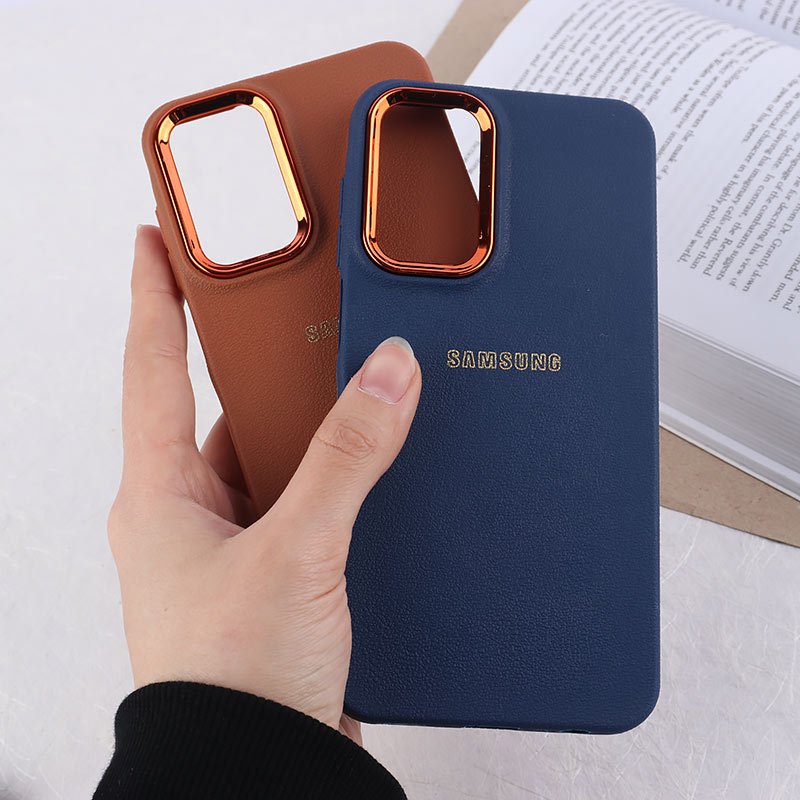 قاب ژله ای سامسونگ Galaxy A15 دور محافظ متال لوگودار