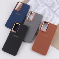 قاب ژله ای سامسونگ Galaxy A16 4G / A16 5G دور محافظ متال لوگودار