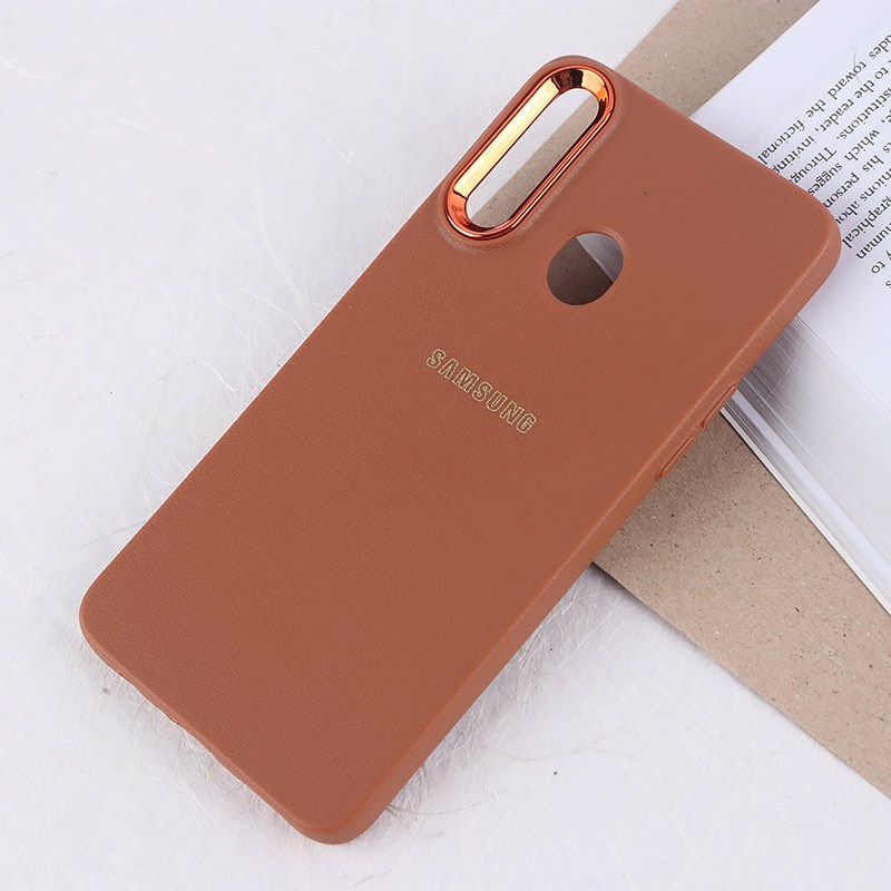 قاب ژله ای سامسونگ Galaxy A20s دور محافظ متال لوگودار