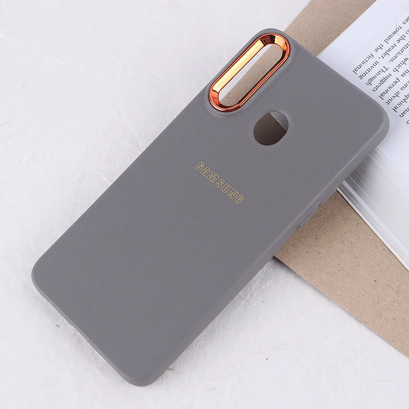 قاب ژله ای سامسونگ Galaxy A20s دور محافظ متال لوگودار