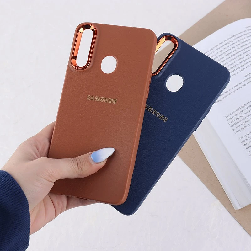 قاب ژله ای سامسونگ Galaxy A20s دور محافظ متال لوگودار