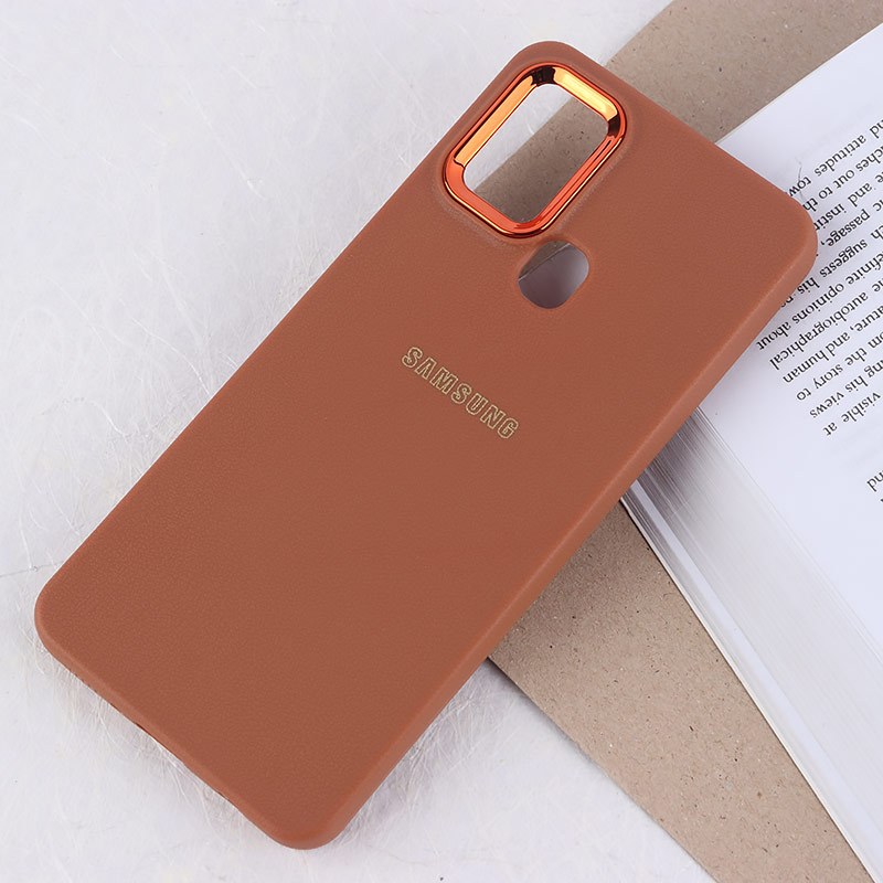قاب ژله ای سامسونگ Galaxy A21s دور محافظ متال لوگودار