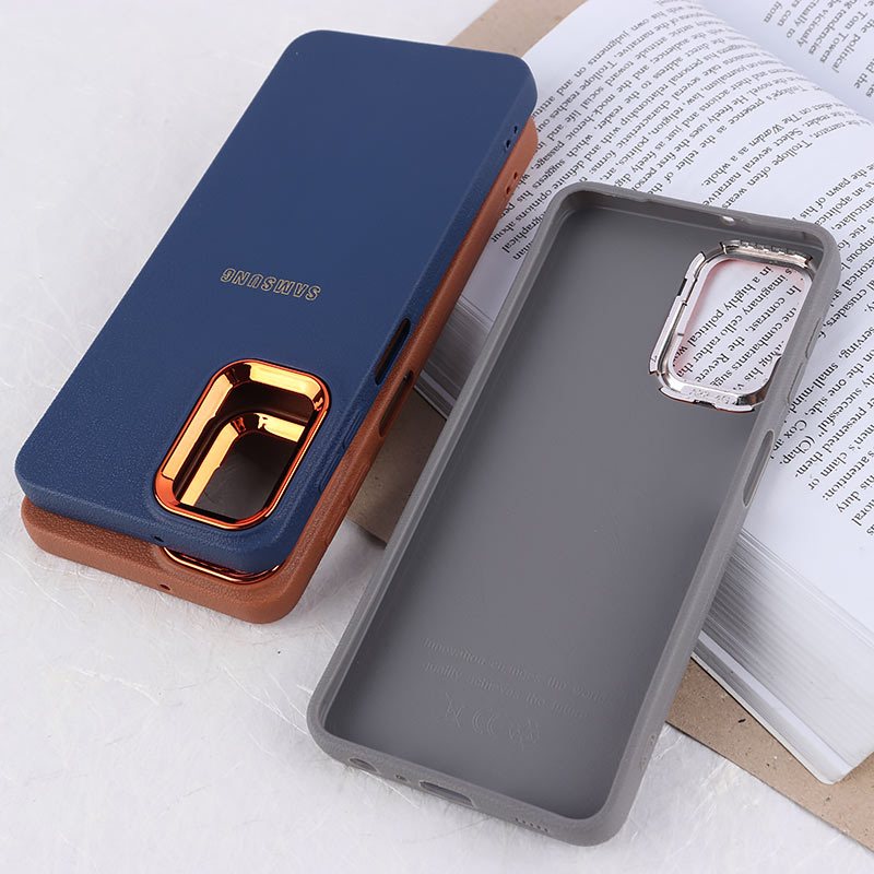 قاب ژله ای سامسونگ Galaxy A22 4G / M22 / M32 4G دور محافظ متال لوگودار