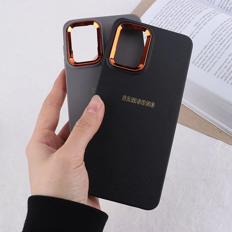 قاب ژله ای سامسونگ Galaxy A22 4G / M22 / M32 4G دور محافظ متال لوگودار