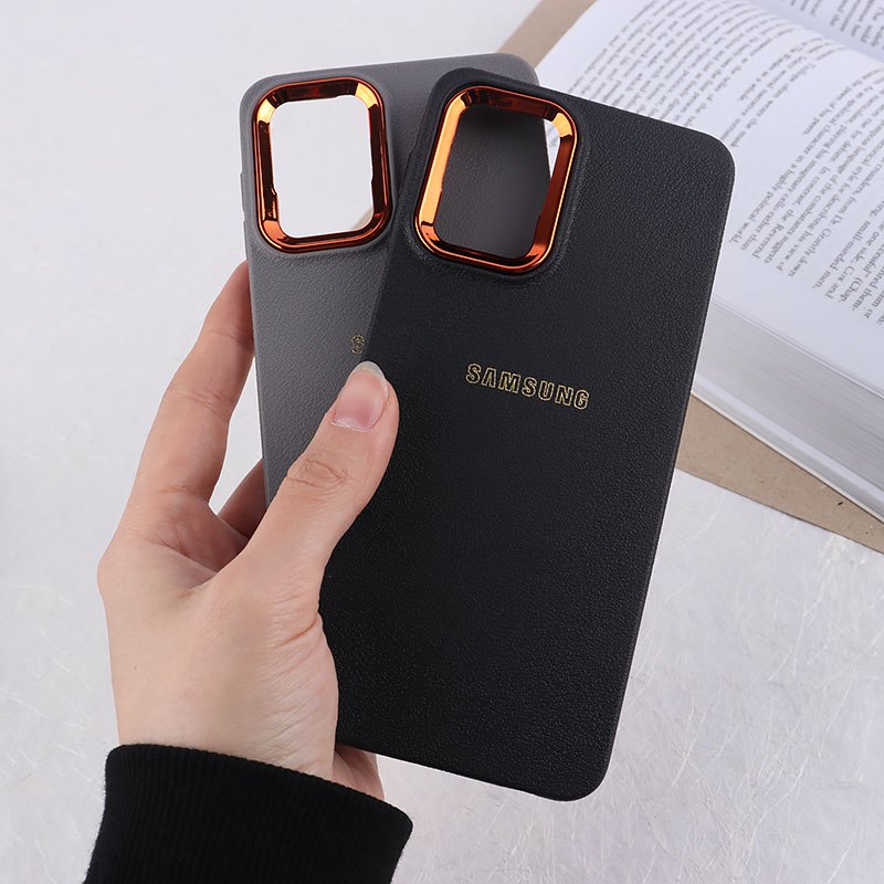قاب ژله ای سامسونگ Galaxy A22 4G / M22 / M32 4G دور محافظ متال لوگودار