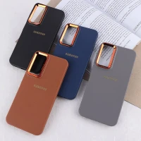 قاب ژله ای سامسونگ Galaxy A25 دور محافظ متال لوگودار
