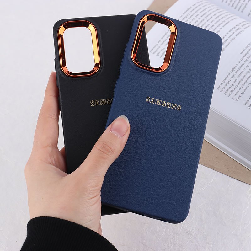 قاب ژله ای سامسونگ Galaxy A32 4G دور محافظ متال لوگودار