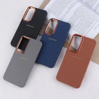 قاب ژله ای سامسونگ Galaxy A35 دور محافظ متال لوگودار