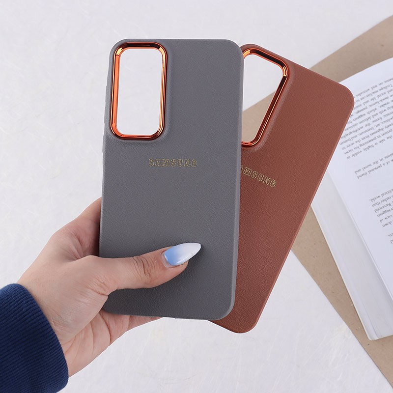 قاب ژله ای سامسونگ Galaxy A35 دور محافظ متال لوگودار