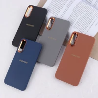 قاب ژله ای سامسونگ Galaxy A30s / A50 / A50s دور محافظ متال لوگودار