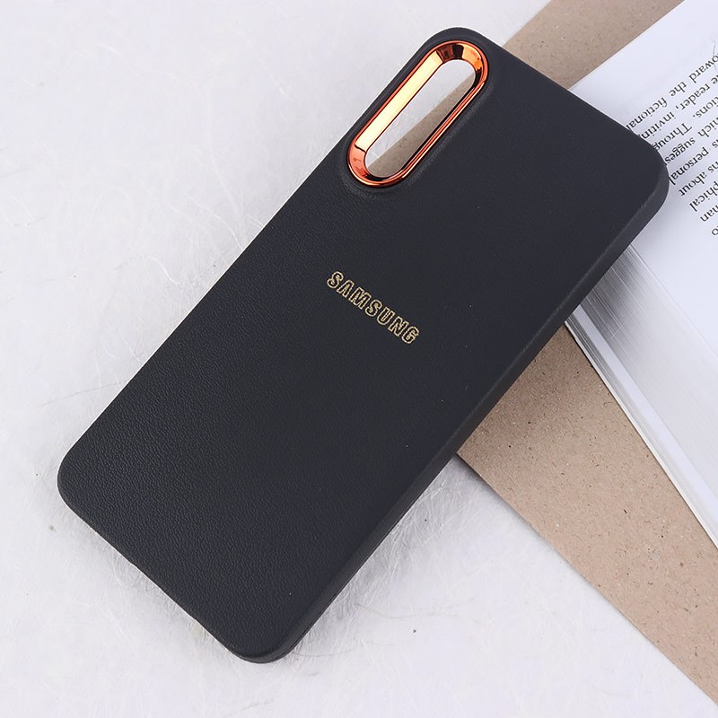 قاب ژله ای سامسونگ Galaxy A30s / A50 / A50s دور محافظ متال لوگودار
