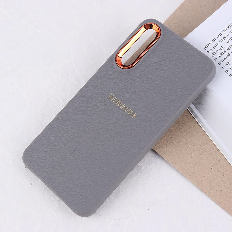 قاب ژله ای سامسونگ Galaxy A30s / A50 / A50s دور محافظ متال لوگودار