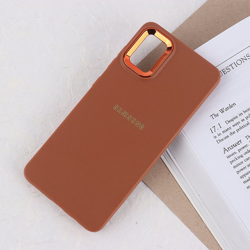قاب ژله ای سامسونگ Galaxy A51 4G دور محافظ متال لوگودار