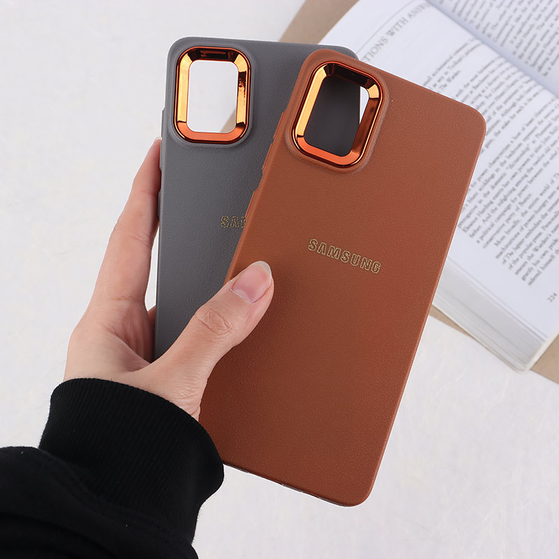 قاب ژله ای سامسونگ Galaxy A51 4G دور محافظ متال لوگودار
