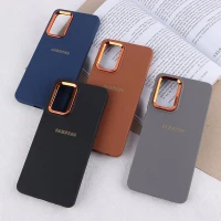 قاب ژله ای سامسونگ Galaxy A52 / A52s دور محافظ متال لوگودار