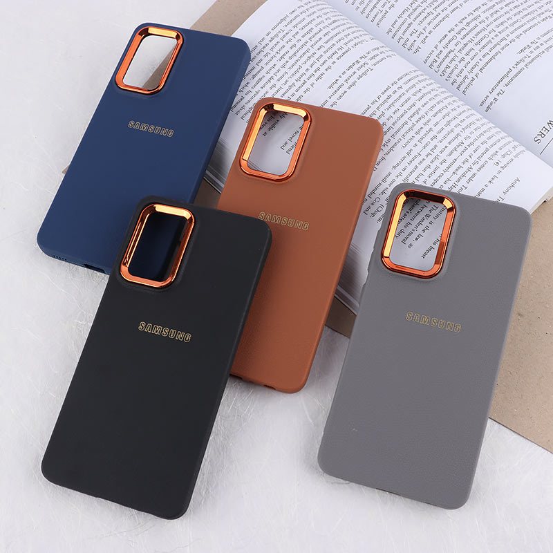 قاب ژله ای سامسونگ Galaxy A52 / A52s دور محافظ متال لوگودار
