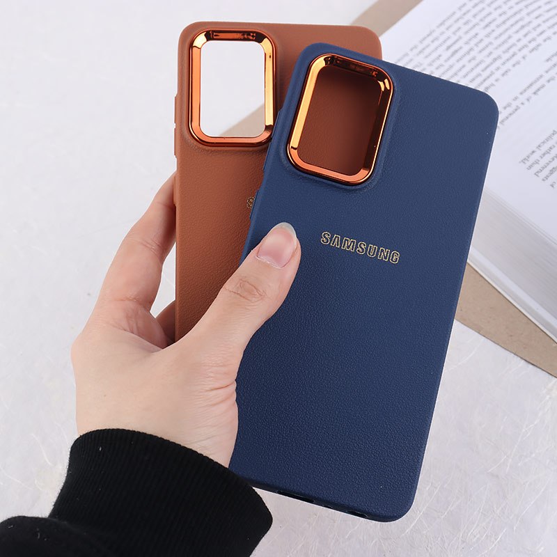 قاب ژله ای سامسونگ Galaxy A52 / A52s دور محافظ متال لوگودار