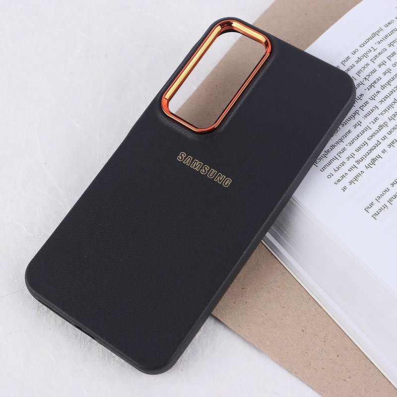 قاب ژله ای سامسونگ Galaxy A55 دور محافظ متال لوگودار