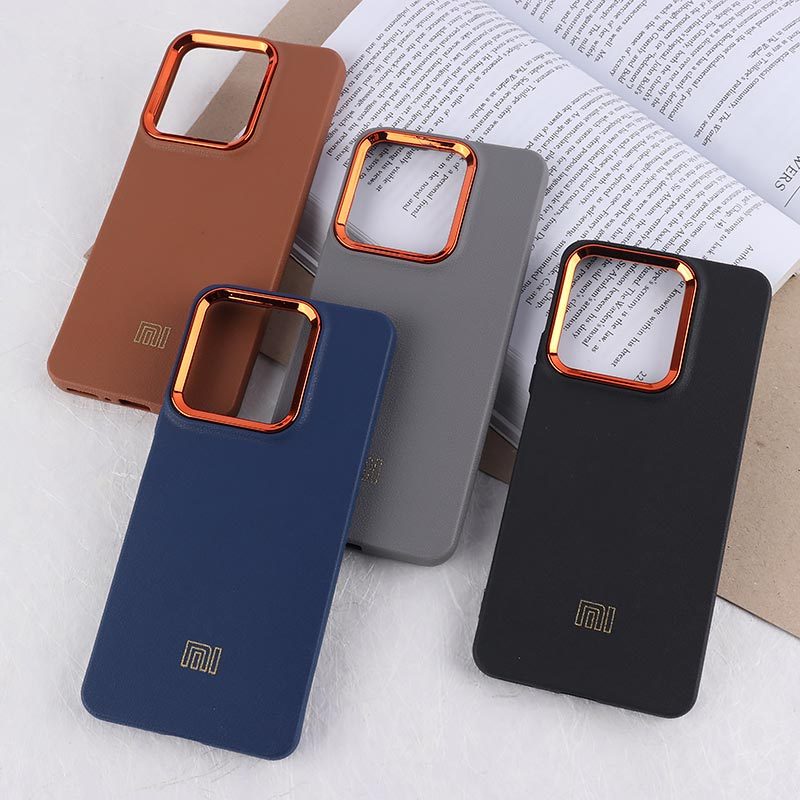 قاب ژله ای شیائومی Redmi Note 13 4G دور محافظ متال لوگودار
