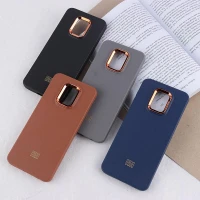 قاب ژله ای شیائومی Redmi Note 9s / Note 9 Pro / Note 10 Lite دور محافظ متال لوگودار