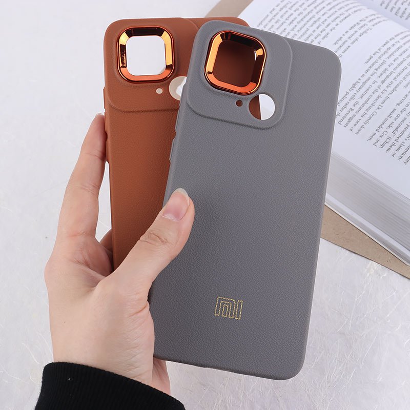 قاب ژله ای شیائومی Redmi 10C دور محافظ متال لوگودار
