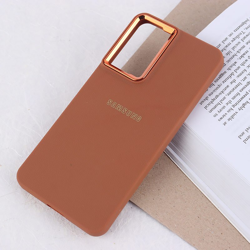 قاب ژله ای سامسونگ Galaxy S21 FE 5G دور محافظ متال لوگودار