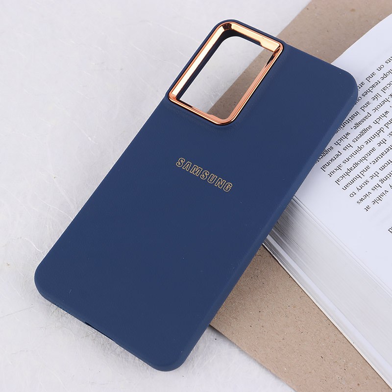 قاب ژله ای سامسونگ Galaxy S21 FE 5G دور محافظ متال لوگودار