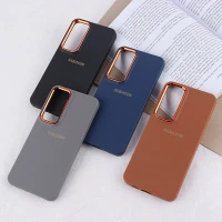 قاب ژله ای سامسونگ Galaxy S24 FE دور محافظ متال لوگودار