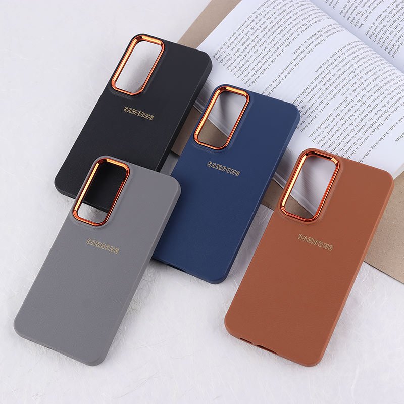 قاب ژله ای سامسونگ Galaxy S24 FE دور محافظ متال لوگودار