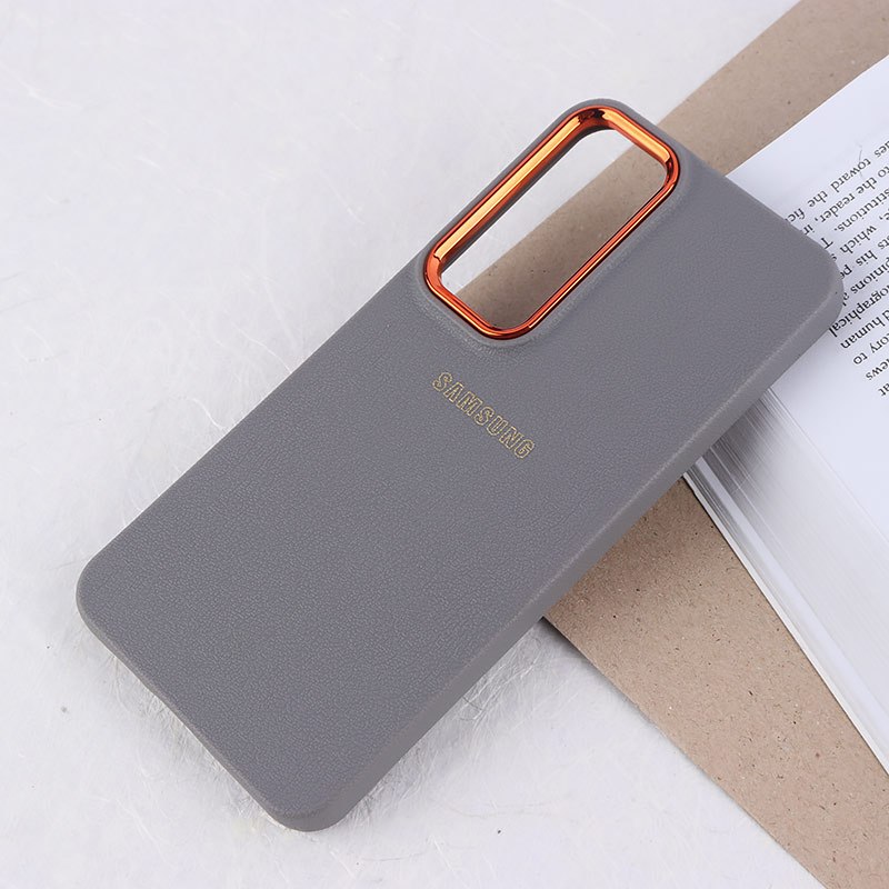 قاب ژله ای سامسونگ Galaxy S24 FE دور محافظ متال لوگودار