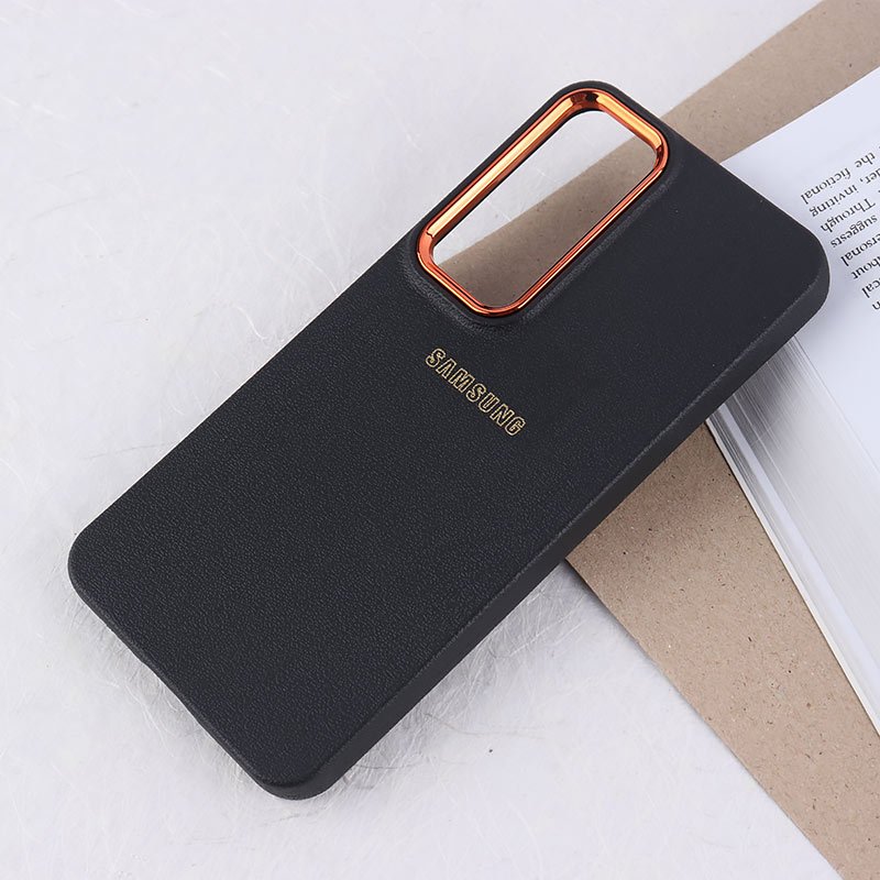 قاب ژله ای سامسونگ Galaxy S24 FE دور محافظ متال لوگودار