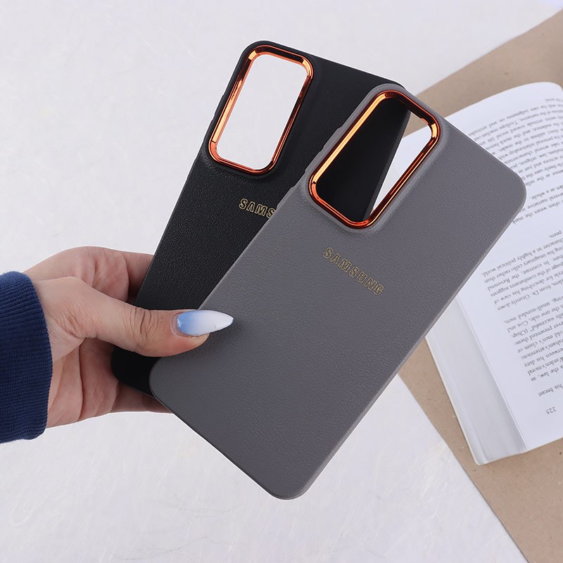 قاب ژله ای سامسونگ Galaxy S24 FE دور محافظ متال لوگودار