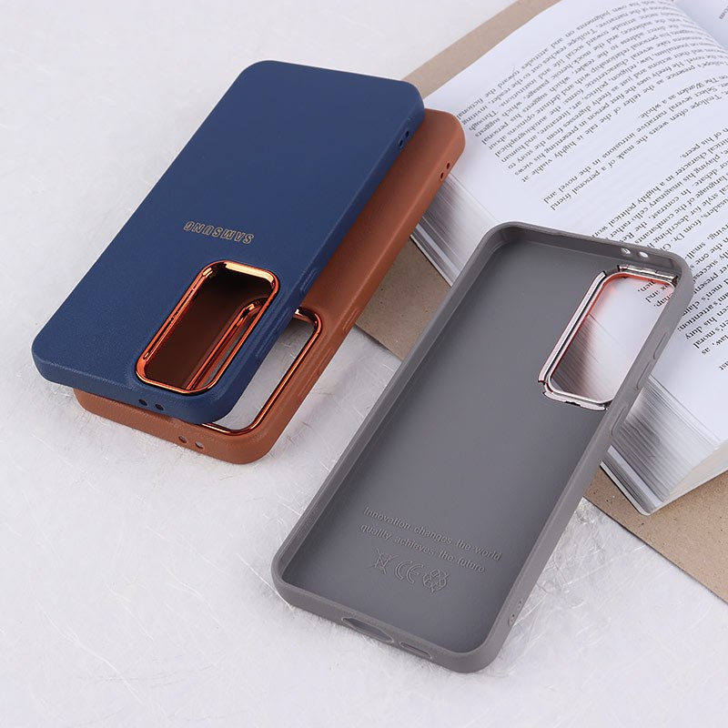 قاب ژله ای سامسونگ Galaxy S24 FE دور محافظ متال لوگودار