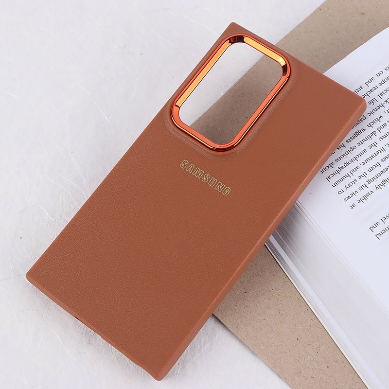 قاب ژله ای سامسونگ Galaxy S24 Ultra دور محافظ متال لوگودار